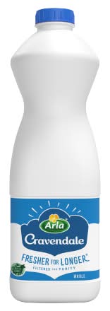Cravendale Filtered Fresh Whole Milk (1L)