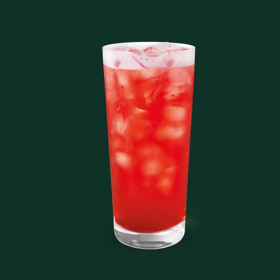 Iced Shaken Hibiscus Tea