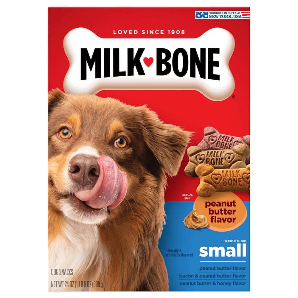 Milk-Bone Small Dog Treats Variety pack, Peanut Butter (24 oz)