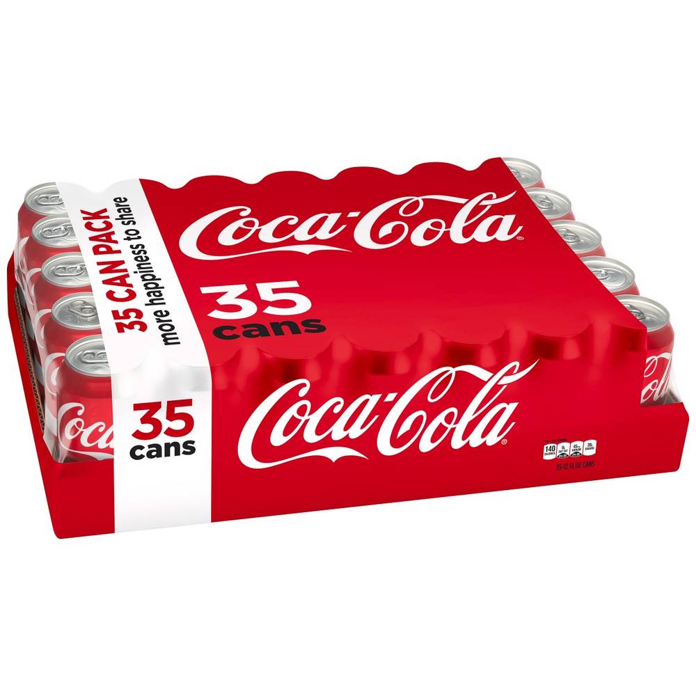 Coca-Cola Cans, 12 fl oz, 35 Pack (1X35|Case of 1)