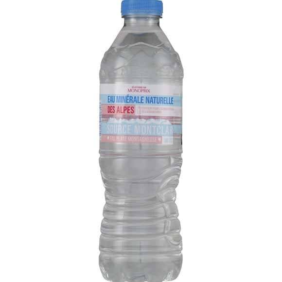 Monoprix Eau Minerale Des Alpes Source Montclar La Bouteille De 50 Cl