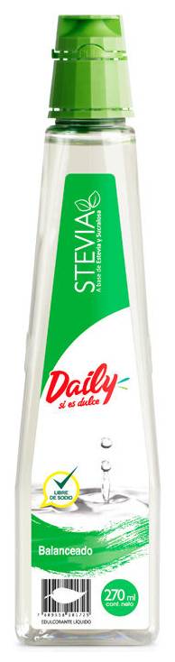 Endulzante Líquido Balanceado DAILY STEVIA