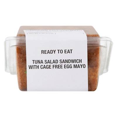 Ready Meal Sandwich Tuna Salad With Cage Free Mayo