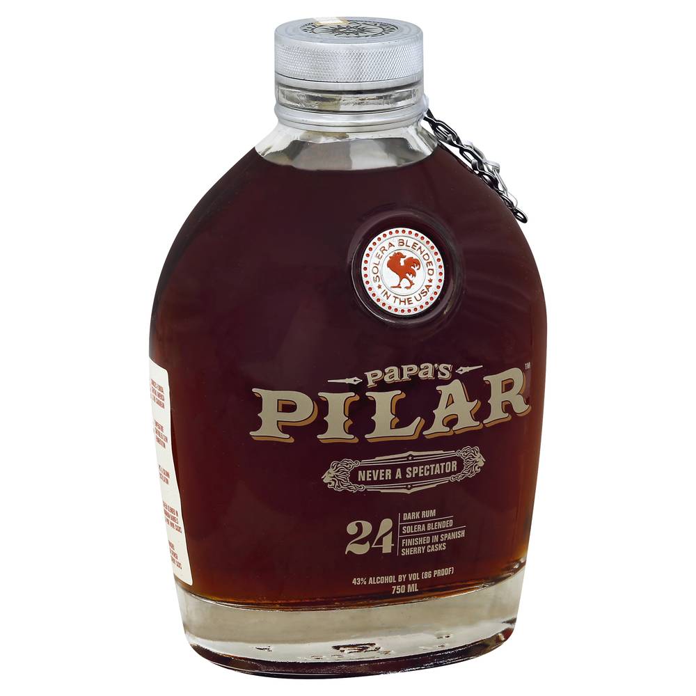 Papa's Pilar Emest Hemingway Dark Rum (750 ml)