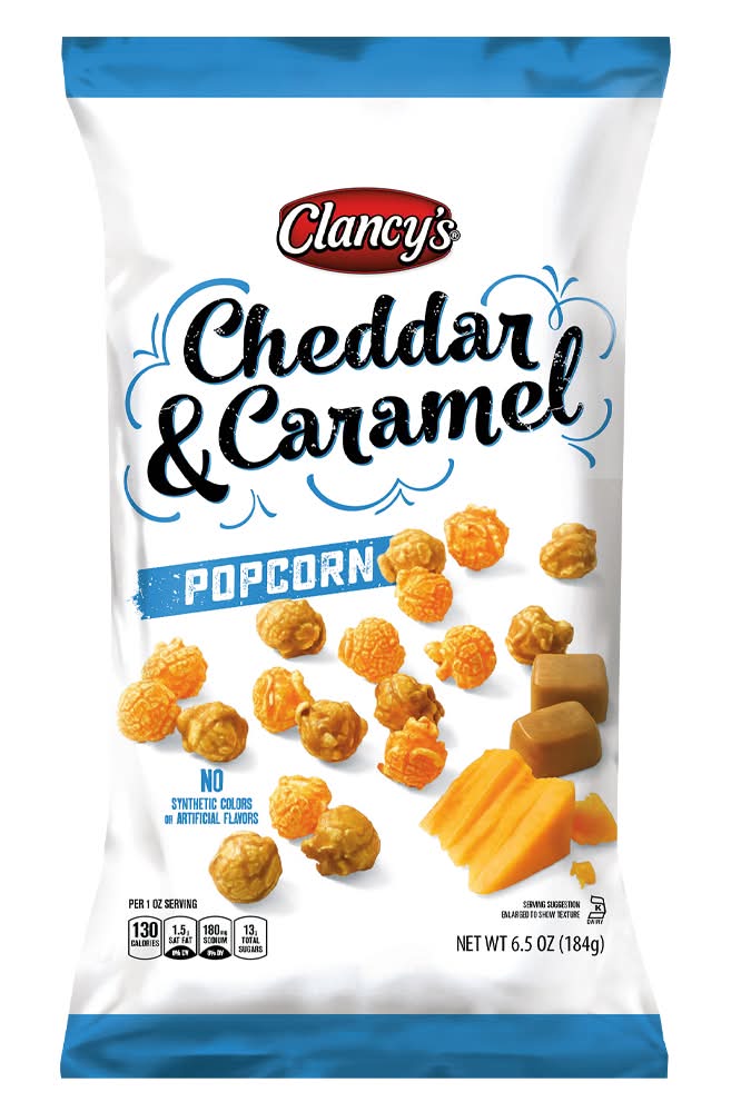 Clancy's Popcorn, Cheddar & Caramel (6.5 oz)