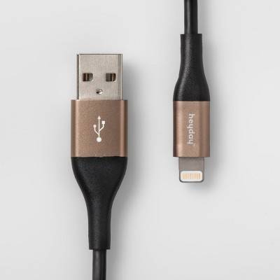 Heyday Lightning To Usb-A Round Cable (black - gold)