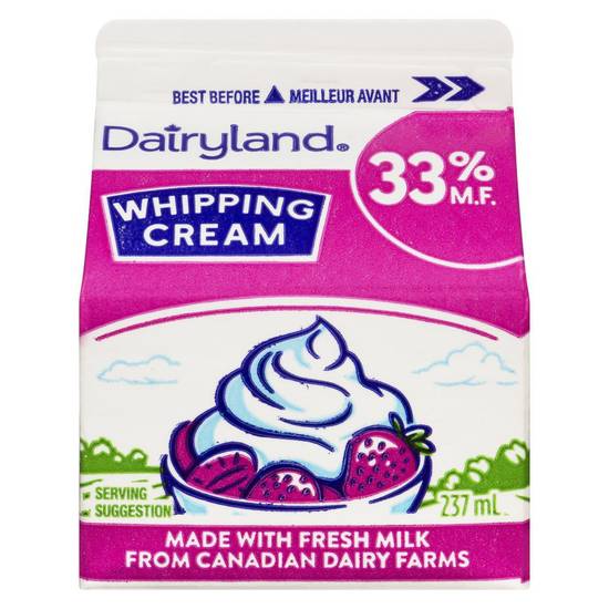 Dairyland Whipping Cream 33% (237 ml)