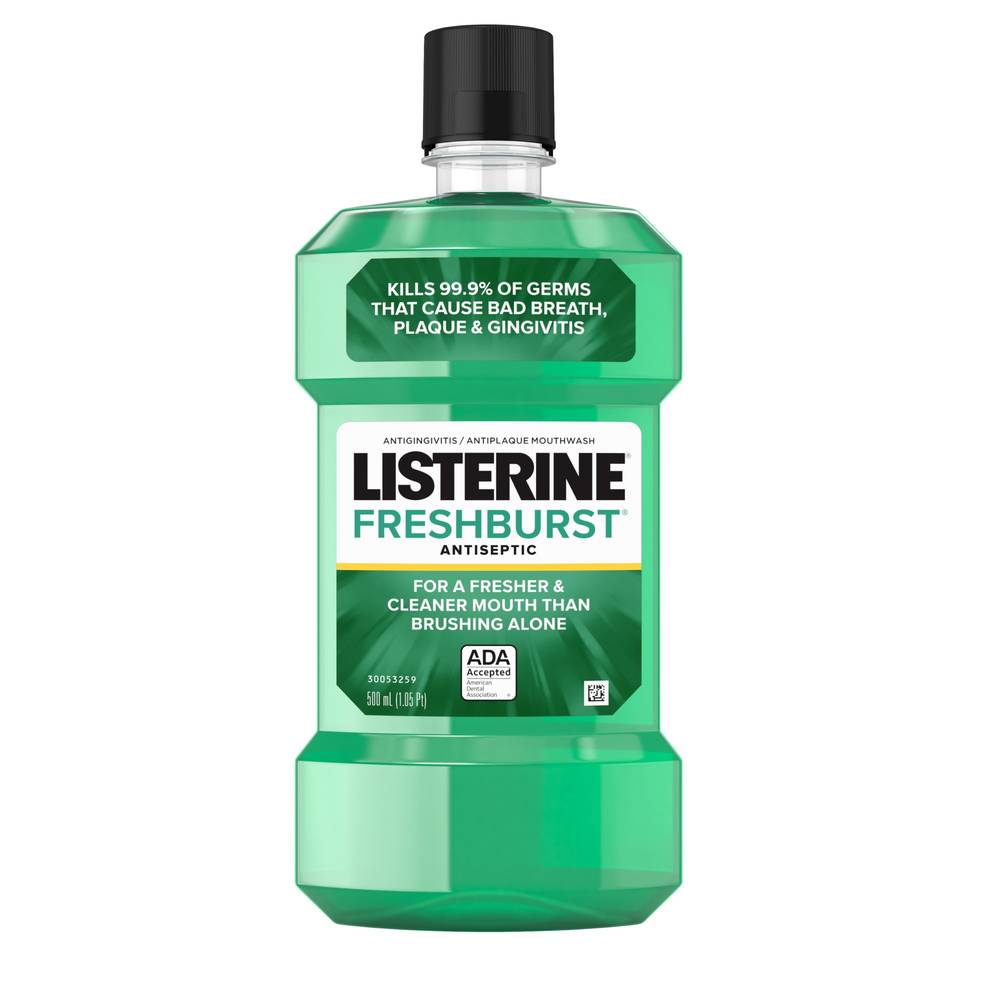 Listerine Freshburst Antiseptic Mouthwash for Bad Breath (16.9 oz)