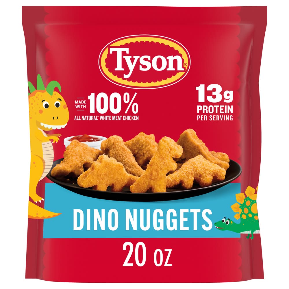 Tyson White Meat Chicken Dino Nuggets (20 oz)