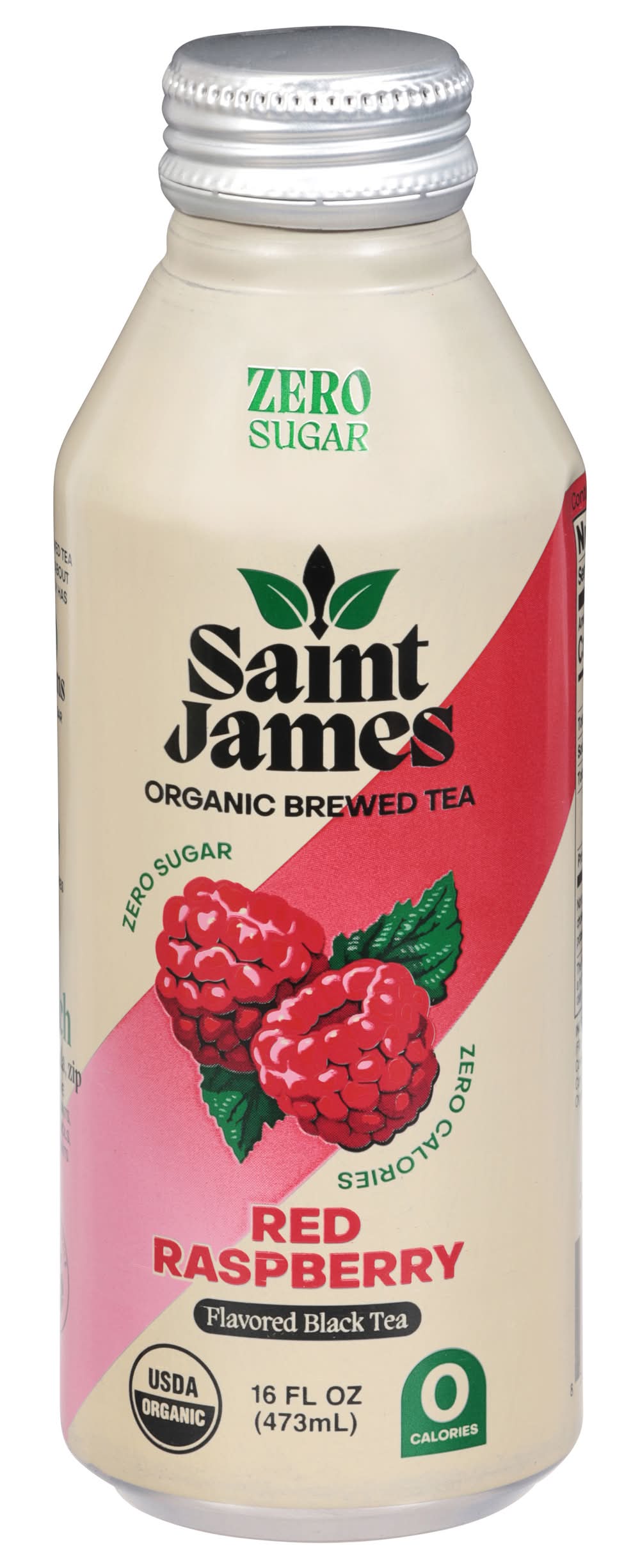 Saint James Red Raspberry Organic Black Tea (16.9 fl oz)