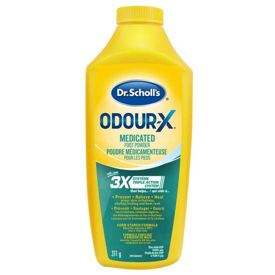 Dr. Scholl's Odour-X Medicated Foot Powder (311 g)