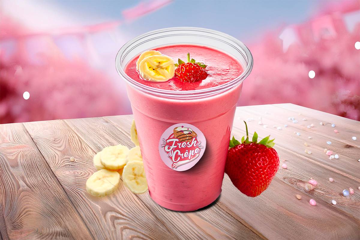 Smoothie fraise et banane
