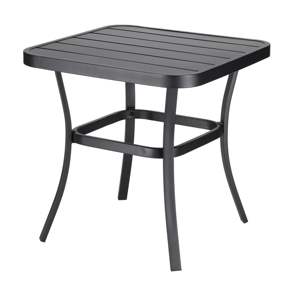 Style Selections Pelham Bay Square Outdoor End Table 20-in W x 20-in L