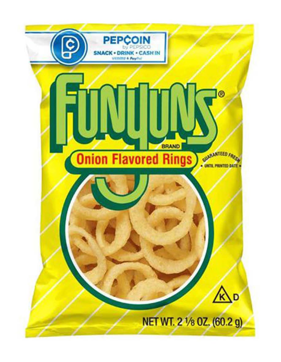 Funyuns Onion Flavored Rings Snacks 2.125 Oz
