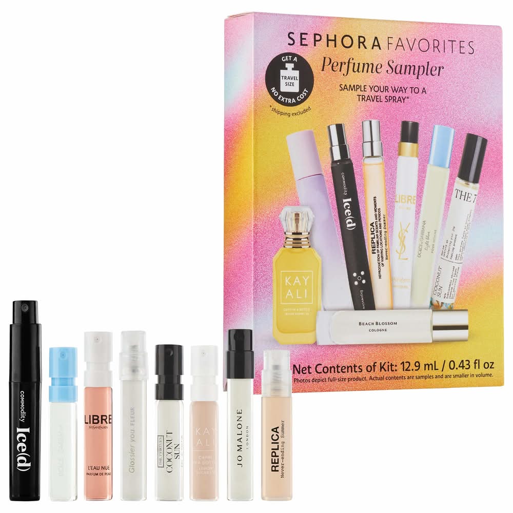Sephora Summer Scents Travel Spray Perfume Sampler Set w/ Redeemable Voucher