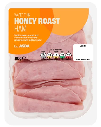 ASDA Honey Roast Ham Wafer Thin (200g)