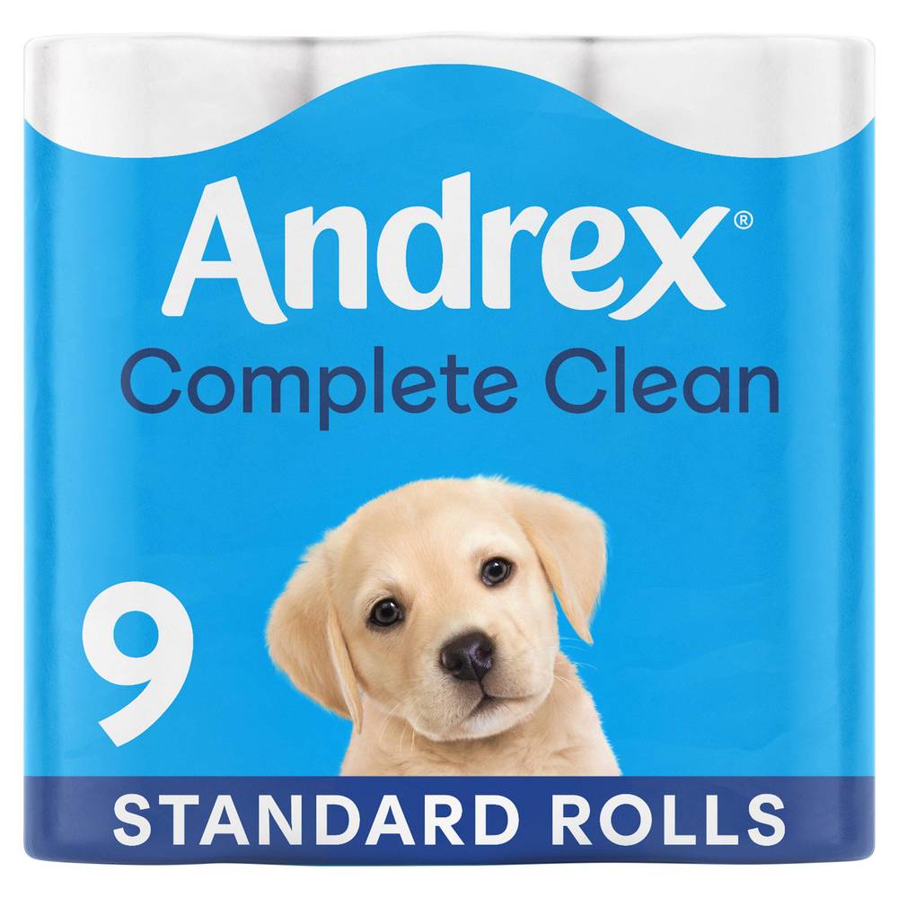 Andrex Classic Clean Toilet Tissue 9 Rolls