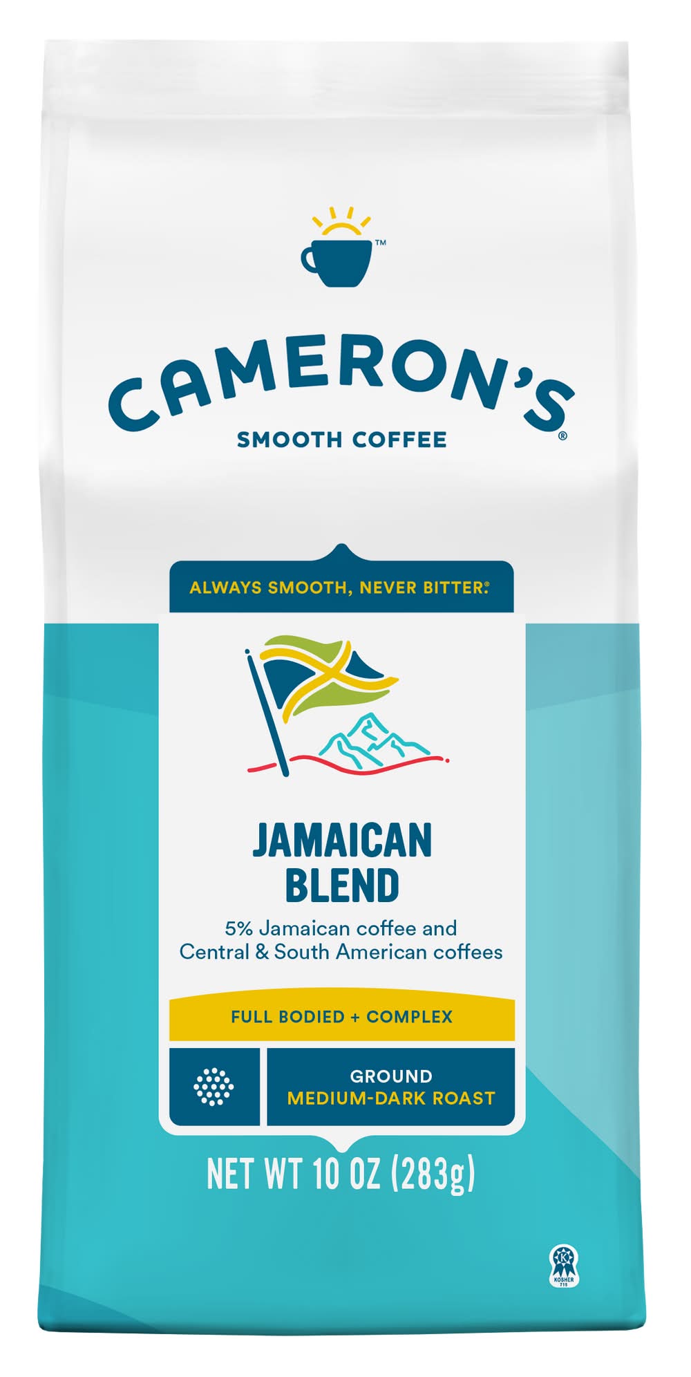 Cameron's Jamaican Blend Medium Dark Roast Ground Coffee (10 oz)