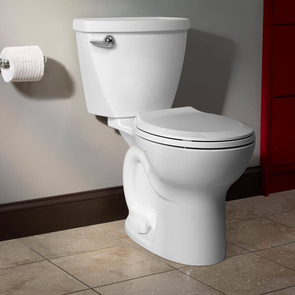 American Standard Cadet Round Antimicrobial Front Toilet Seat In White