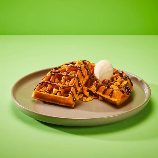Dark Chocolate & Honeycomb - American Waffle