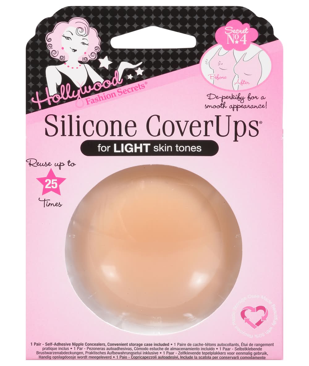 Hollywood Fashion Secrets Silicone Coverups Self-Adhesive Nipple Concealers