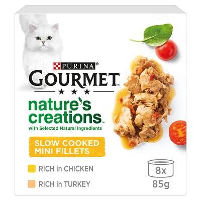 Purina Gourmet Nature's Creations Mini Fillets Cat Food (Chicken-Turkey)