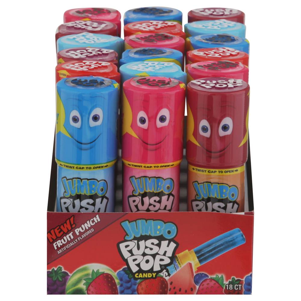 Push Pop Jumbo Candy, Strawberry (1.06 oz)