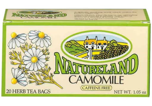 Natureland Herbal Tea Bags, Camomile (30g, 20 pack)