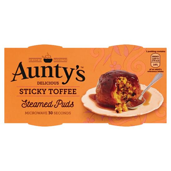 Aunty's Delicious Sticky Toffee Steamed Puds (190g)