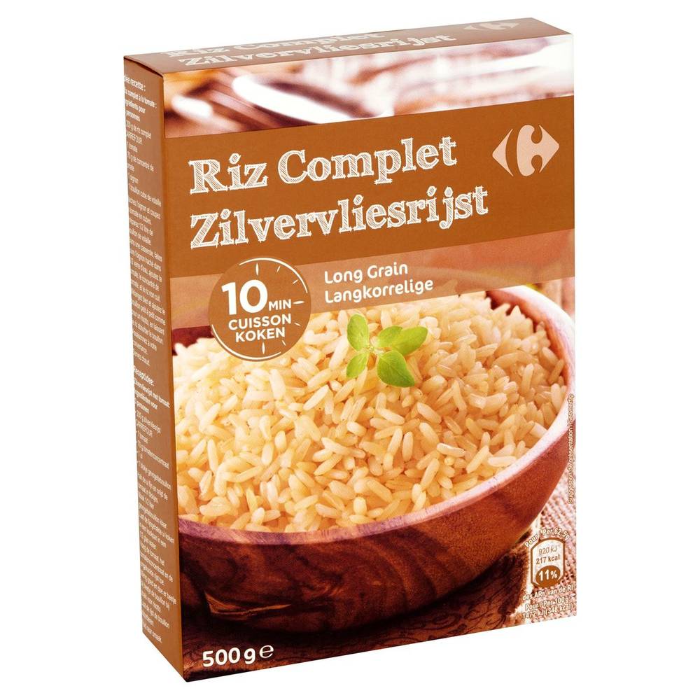 Carrefour Riz Complet Long Grain 500 g