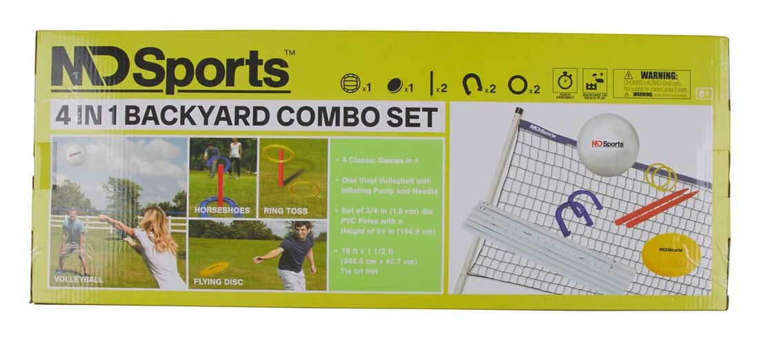 Md Sports 4 In 1 Backyard Combo Set