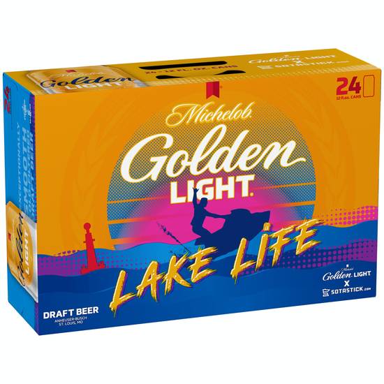 Michelob Golden Light Beer (24 pack, 12 fl oz)