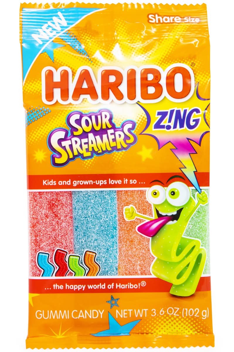 Haribo® Sour Streamers Share Size 3.6oz