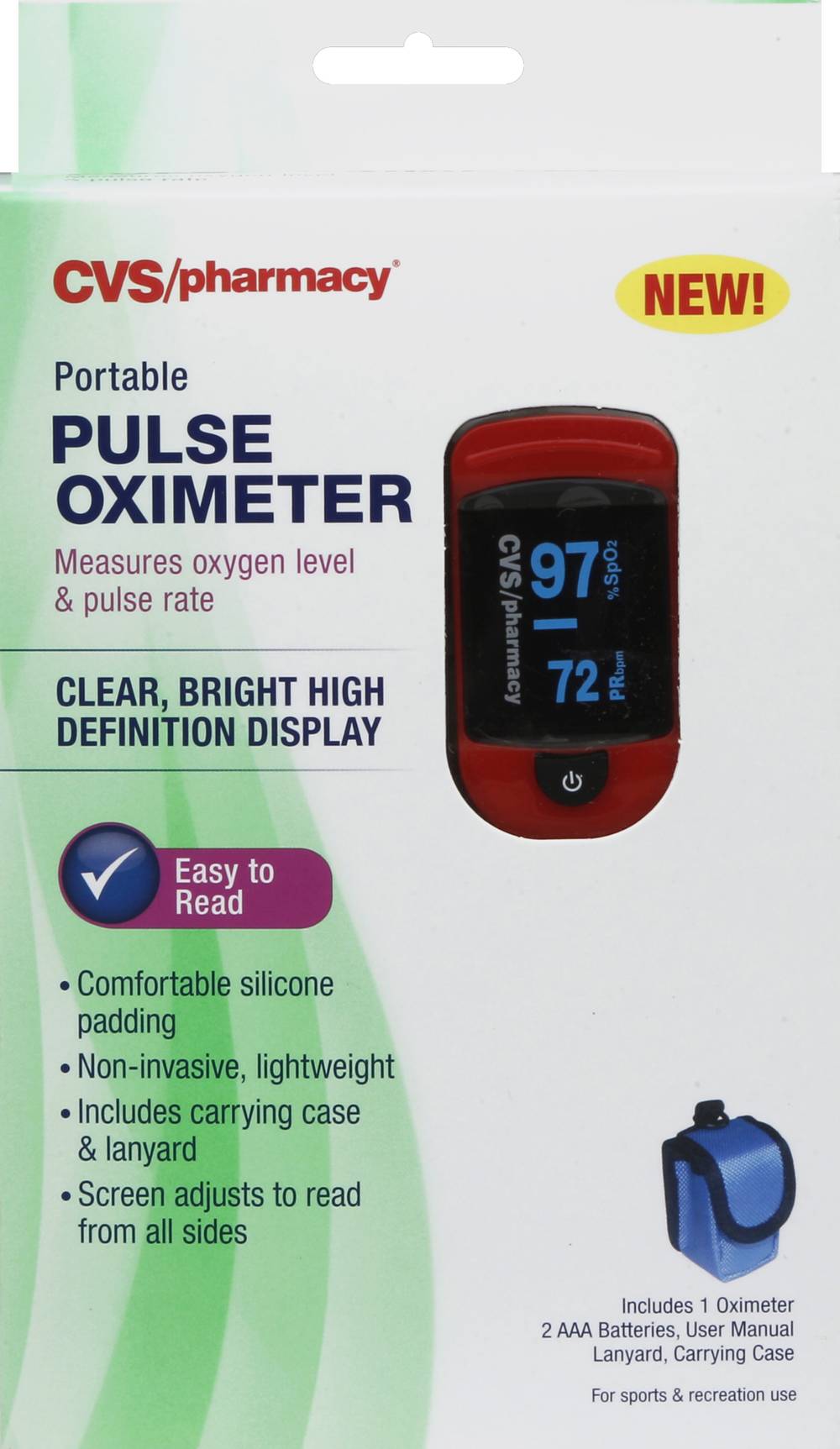 CVS Pharmacy Portable Pulse Oximeter