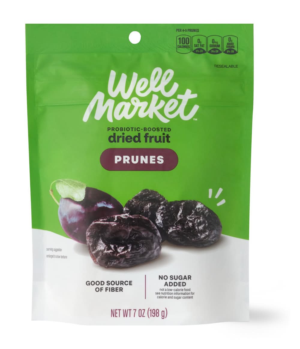 Well Market Probiotic-Boosted Dried Prunes (7 oz)
