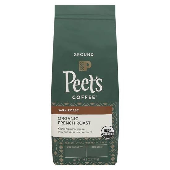 Peet's Coffee Organic Ground Coffee (10.5 oz) (french dark roast)
