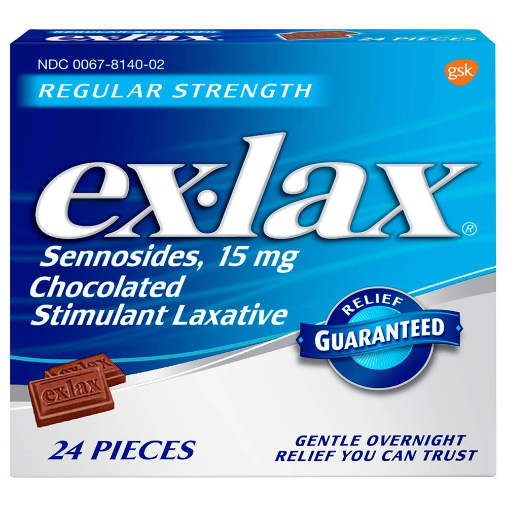 Ex-Lax Laxative With Chocolated Stimulant Of Regular Strength (1.6 oz)