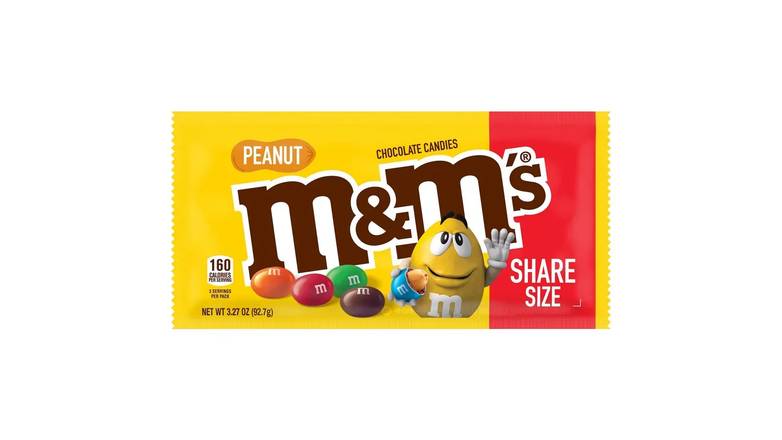 M&M's Chocolate Peanut Share Size Candies