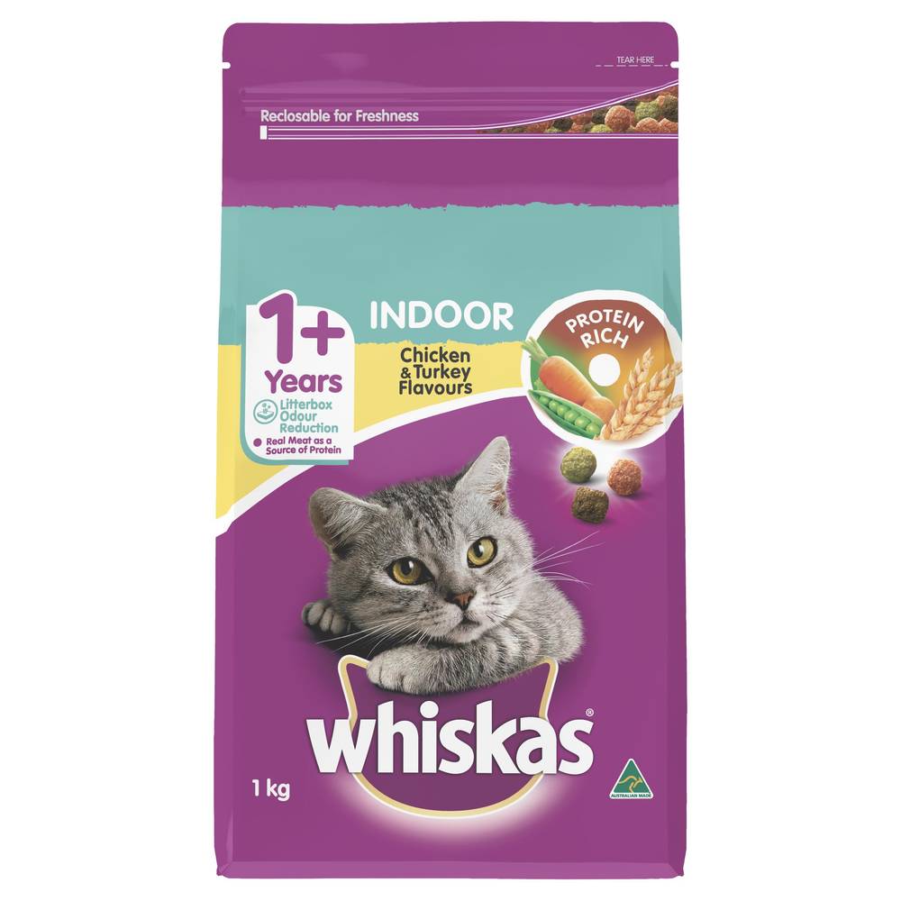 Whiskas Indoor Cat Food Chicken & Turkey Flavour Delivery Near Me