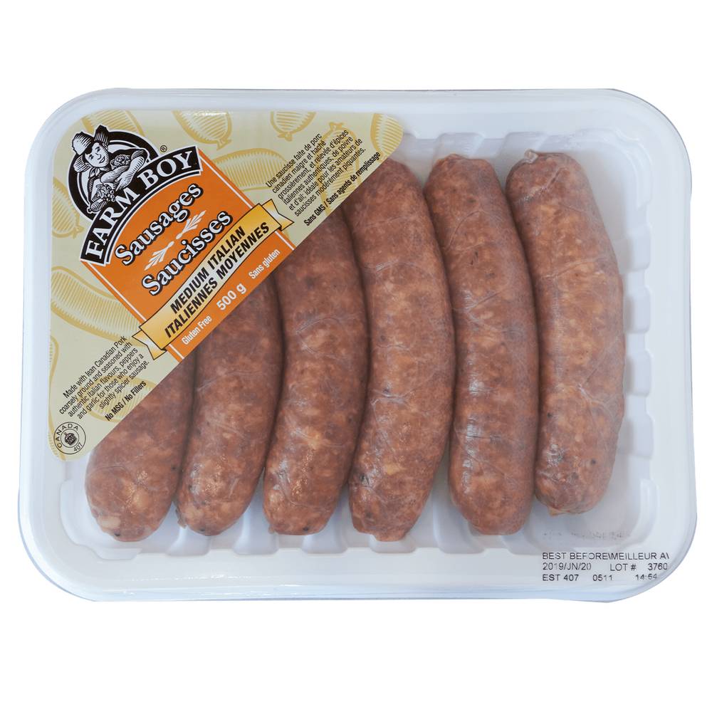 Farm Boy™ Medium Italian Sausages (500 g)