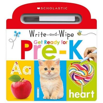 Scholastic Write and Wipe Get Ready For Pre K Early Learners