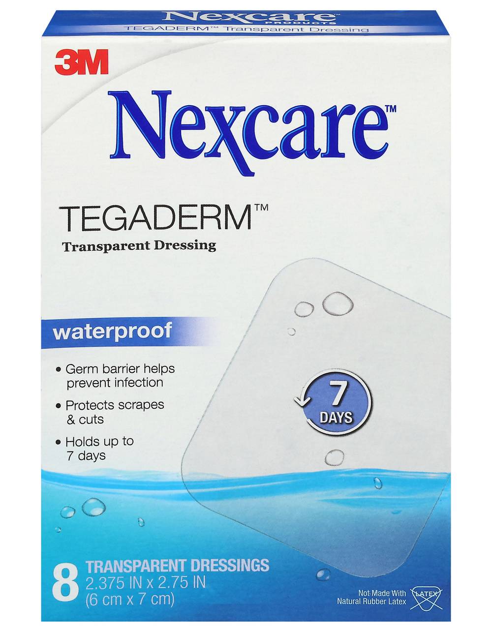 Nexcare Tegaderm Waterproof Transparent Dressings (1.6 oz)