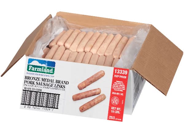Farmland Silver Medal Brand Pork Sausage Links (10 lbs)