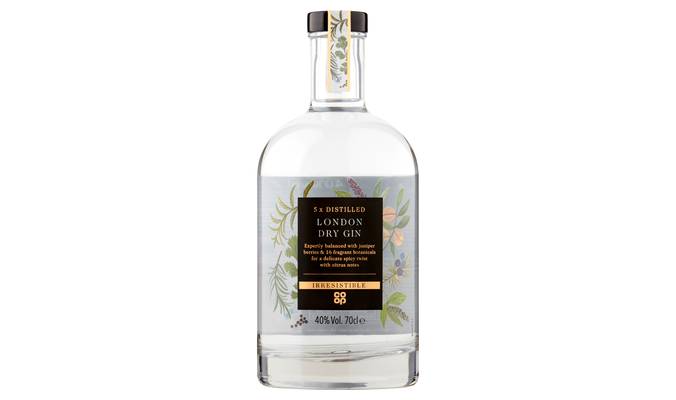 Co Op Irresistible London Dry Gin 70cl