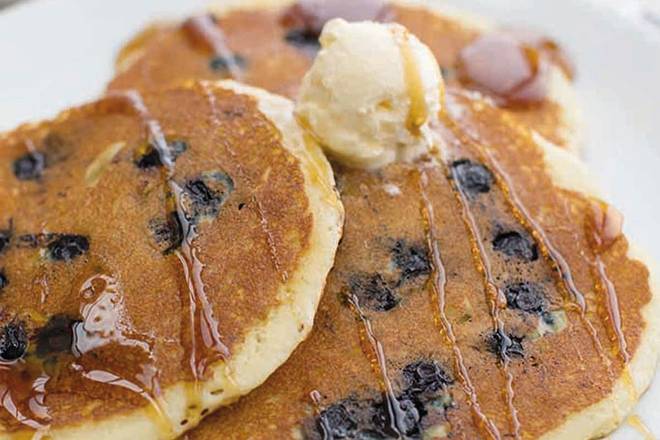 NEW! Blueberry Buttermilk Pancake Platter