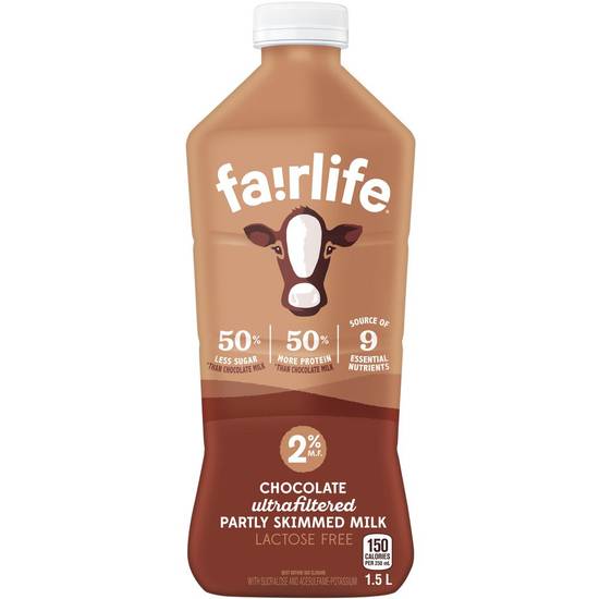 Fairlife Chocolate Partly Skimmed Lactose Free Milk (1.5 L)