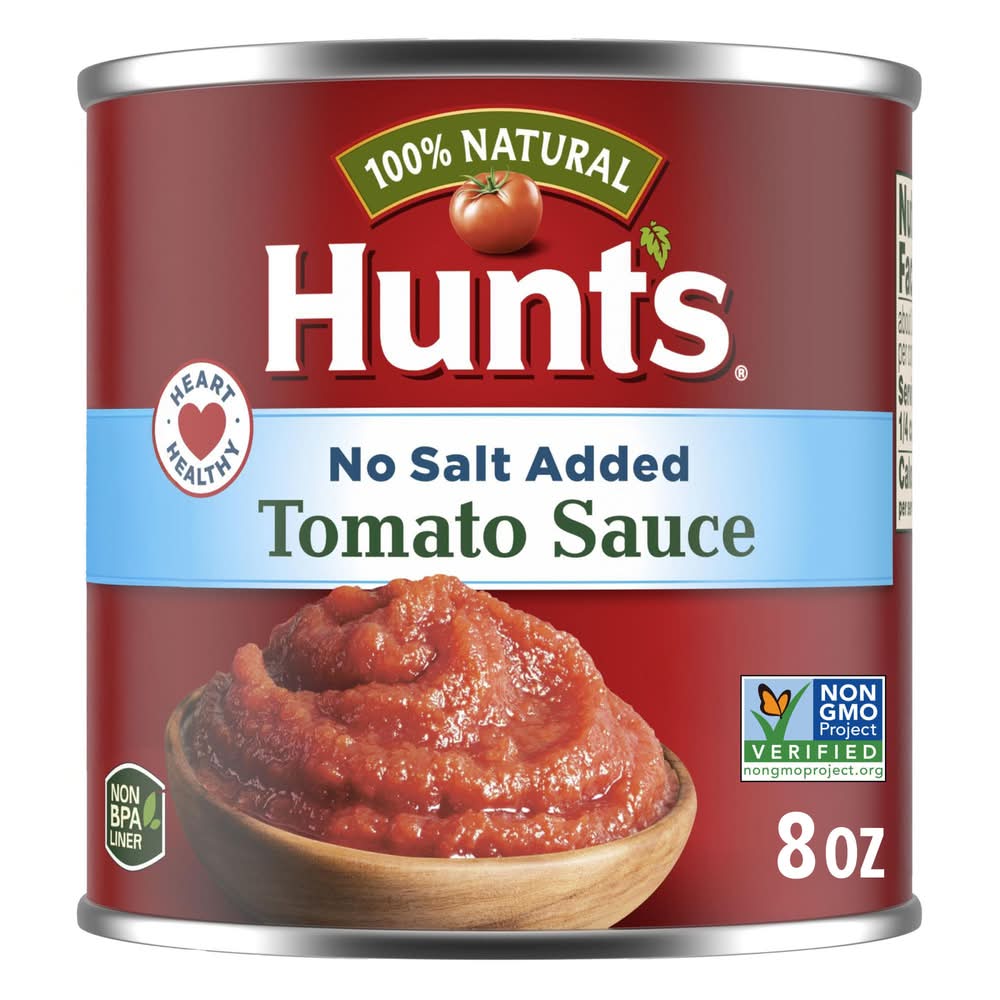 Hunt's No Salt Added Sauce, Tomato (8 oz)