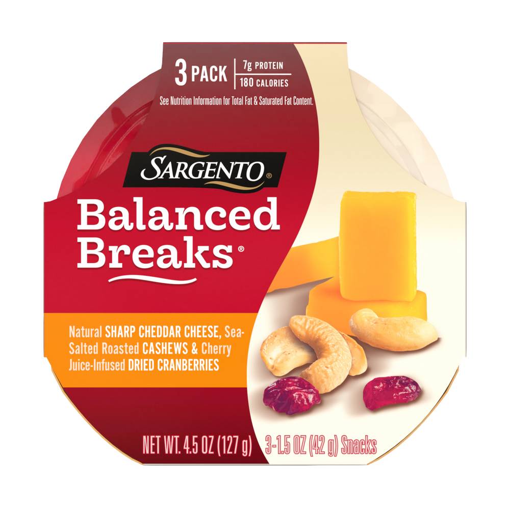 Sargento Balanced Break Snacks ( 3 pack)