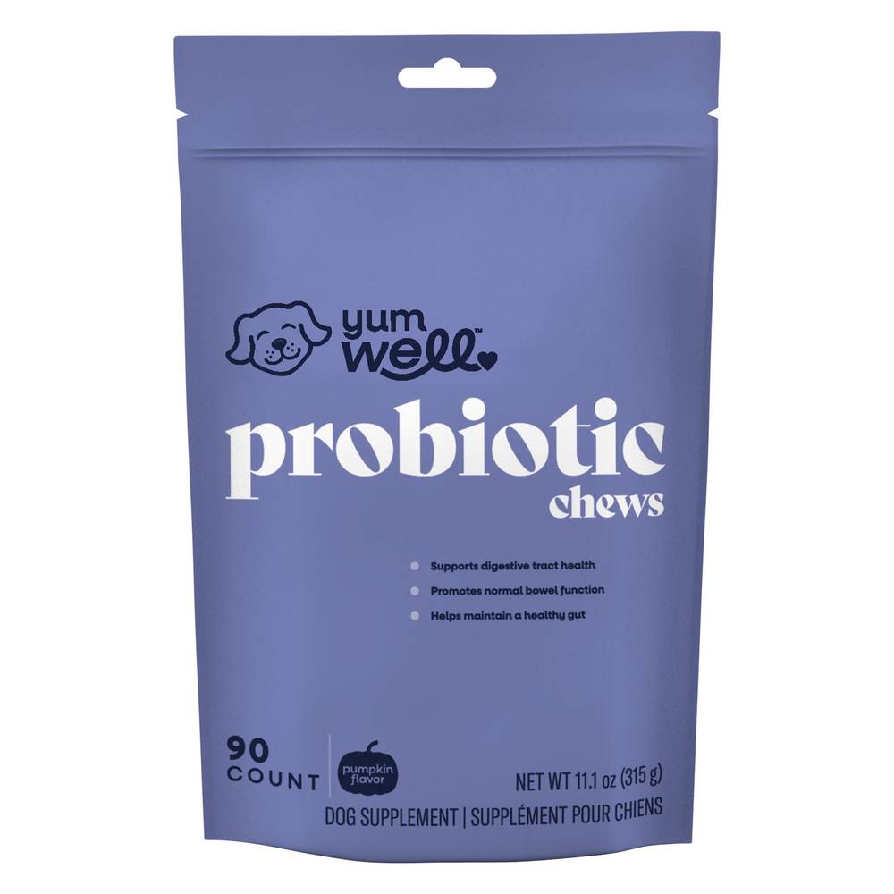 YumWell Dog Probiotic Chews (11.1 oz, 90 ct)