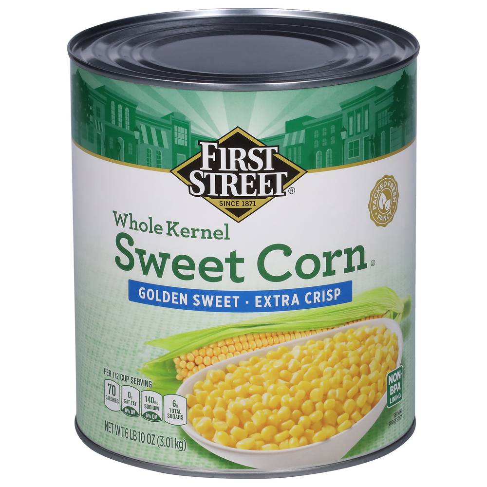 First Street Whole Kernel Golden Corn (6.6 lbs)